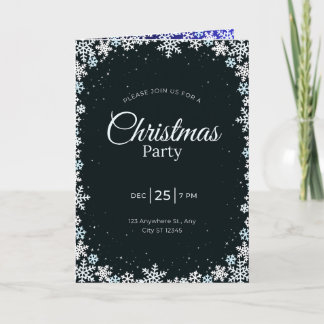 Christmas party invitation  カード