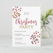 Christmas Party Invitation 招待状 (スタンド正面)