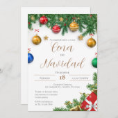 Christmas Party Invitation 招待状 (正面/裏面)