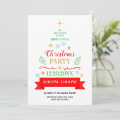 Christmas Party Invitation 招待状 (スタンド正面)