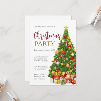 Christmas Party Invitation 招待状