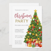 Christmas Party Invitation 招待状 (正面/裏面)