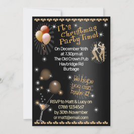 Christmas Party Invitation 招待状