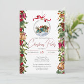  Christmas Party Invitation 招待状 (スタンド正面)