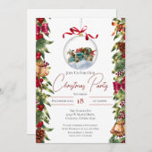  Christmas Party Invitation 招待状 (正面/裏面)