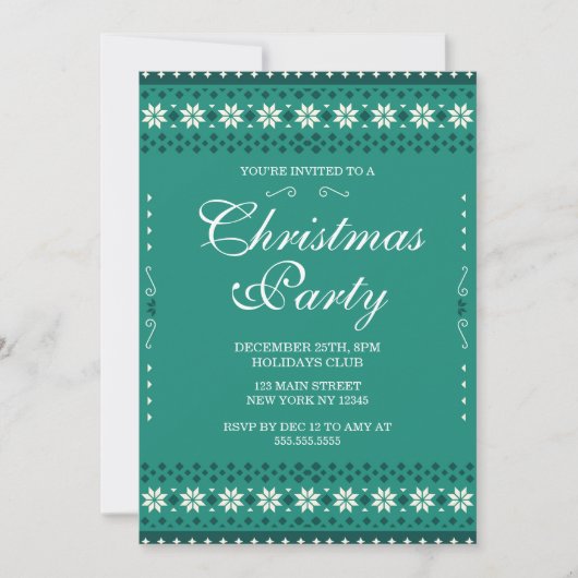 Christmas Party Invitation  招待状 (正面)