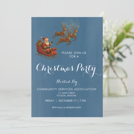 Christmas Party Invitation 招待状 (スタンド正面)