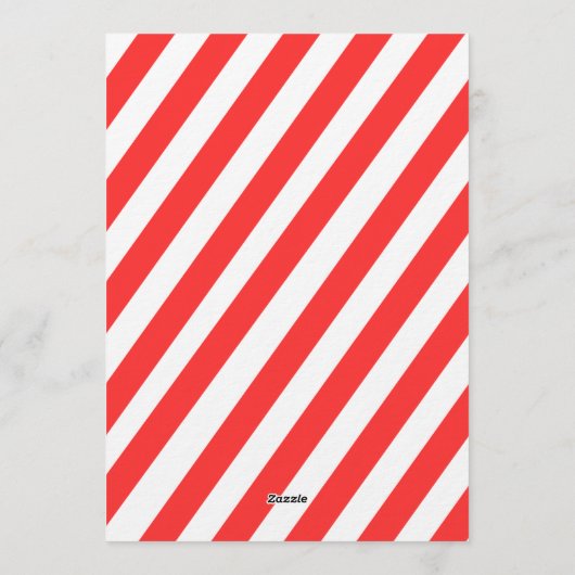 Christmas Party Invitation 招待状 (裏面)