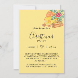 Christmas Party Invitation Card 招待状