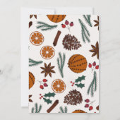 Christmas Party Invitation Card 招待状 (裏面)