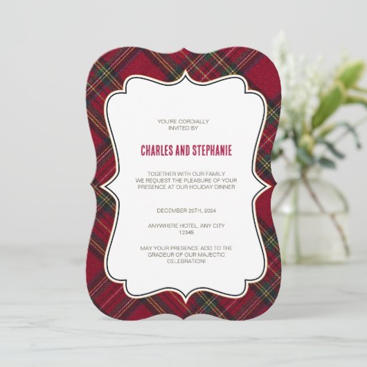 Christmas Party Invitation, Christmas Invitations 招待状 (スタンド正面)