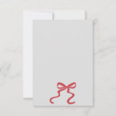 Christmas party invitation for kids and families 招待状 (裏面)