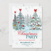 Christmas Party Invitation | Holiday Celebration (正面)
