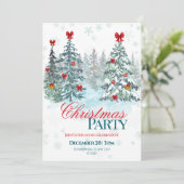 Christmas Party Invitation | Holiday Celebration (スタンド正面)