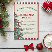 Christmas Party Invitation, Holiday Invite 招待状