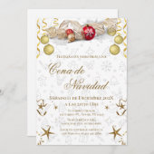 Christmas Party Invitation Posada Navideña 招待状 (正面/裏面)