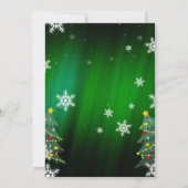 Christmas Party Invitation Template 招待状 (裏面)