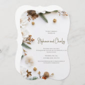 Christmas Party Invitation, Wedding Invitation 招待状 (正面/裏面)