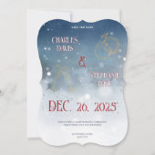 Christmas Party Invitation, Wedding Invitations 招待状 (正面)