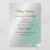 Christmas Party Invite, Christmas Dinner 招待状 (正面)