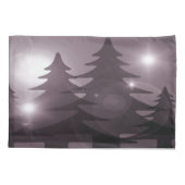 Christmas Party Pink Trees Holiday Winter Elegant 枕カバー (裏面)