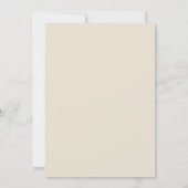 Christmas Party Sand Dollar Holly Berries Coastal  招待状 (裏面)