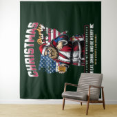 Christmas Party Santa Tapestry | Festive Wall Deco タペストリー (インサイチュ)