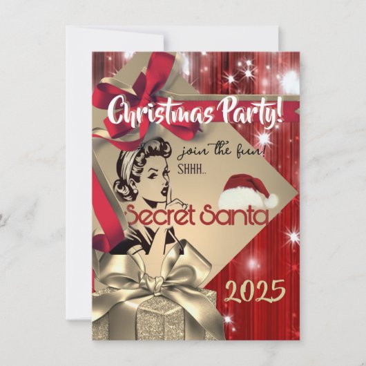 Christmas party secret santa (正面)