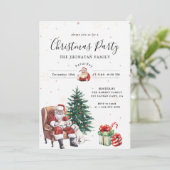 Christmas Party Winter Botanical 招待状 (スタンド正面)