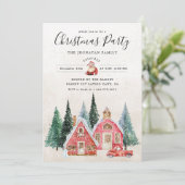 Christmas Party Winter Botanical 招待状 (スタンド正面)