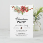 Christmas Party Winter Botanical  招待状 (スタンド正面)