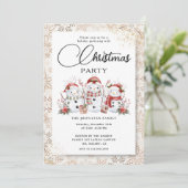 Christmas Party Winter Botanical 招待状 (スタンド正面)