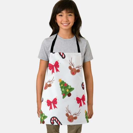 Christmas pattern エプロン (インサイチュ)