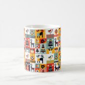 Christmas Pattern コーヒーマグカップ (中央)
