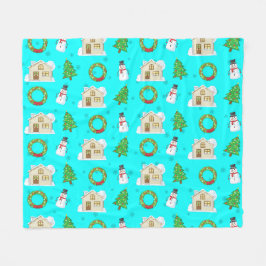 Christmas Pattern   フリースブランケット