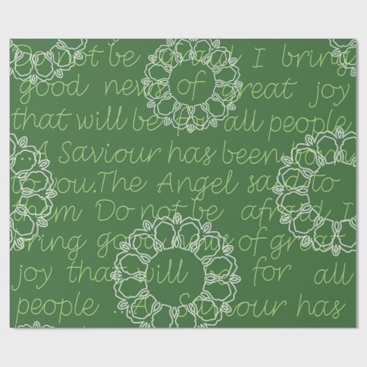 Christmas pattern  ラッピングペーパー (フラット)