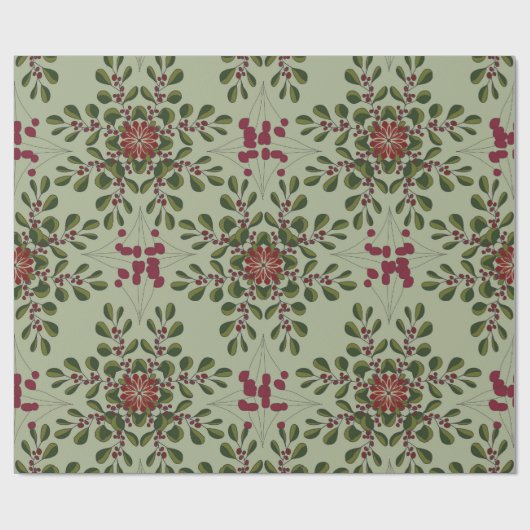 Christmas pattern ラッピングペーパー (フラット)