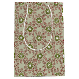 Christmas pattern backgrounds seamless surface pat ミディアムペーパーバッグ