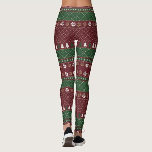 Christmas Pattern Leggings レギンス (裏面)
