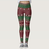 Christmas Pattern Leggings レギンス (正面)