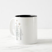 Christmas Pattern Mug ツートーンマグカップ (正面左)