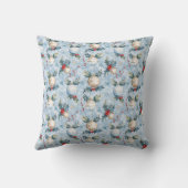 Christmas Pattern Throw Pillow クッション (裏面)