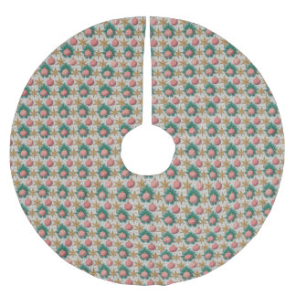 Christmas Pattern Tree Skirt ブラッシュドポリエステルツリースカート