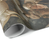 Christmas Pattern Vintage Art ラッピングペーパー (ロールコーナー)