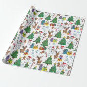 Christmas Pattern Wrapping Paper ラッピングペーパー (アンロールド)