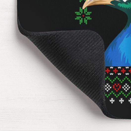 Christmas Pea Ugly Xmas Sweater  マウスパッド (コーナー)