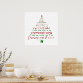 Christmas Peace on Earth Art Print ポスター (キッチン)
