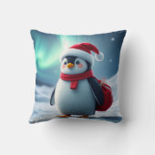Christmas penguin クッション (裏面)