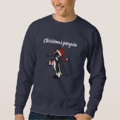 Christmas penguin スウェットシャツ (正面)