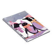 Christmas Penguin Friends | Winter Watercolor ノートブック (右側)